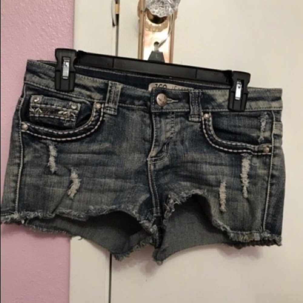 Juniors blue jean shorts size 7